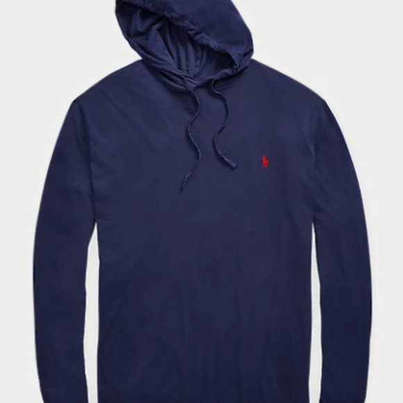 Polo Ralph Lauren Jersey Hooded T-Shirt - Picture 1 of 3